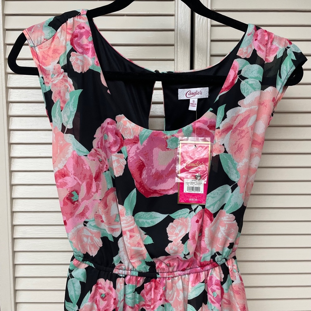 Candie's Olivia Floral Dress Small BRAND NEW - Picture 2 of 11